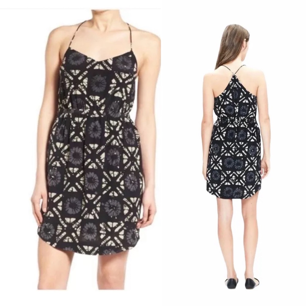 NWT Madewell Starview Batik Grid Dress